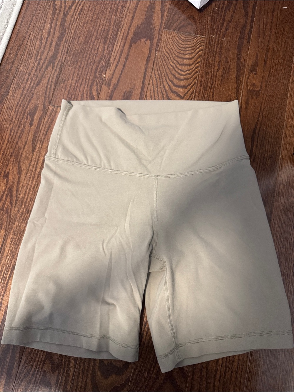 Aritzia Bike Shorts - Light Beige